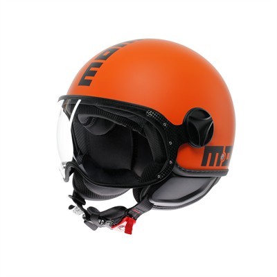 Momodesign Fgtr Classic Matt Orange Black Açık Kask