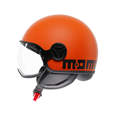 Momodesign Fgtr Classic Matt Orange Black Açık Kask