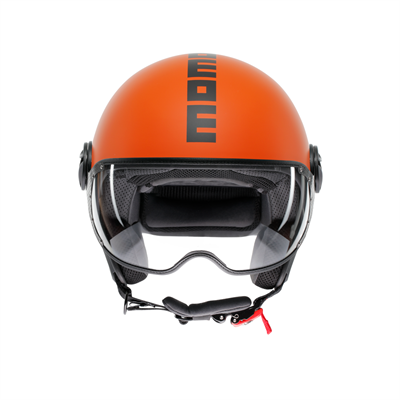 Momodesign Fgtr Classic Matt Orange Black Açık Kask