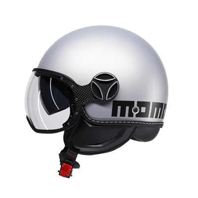 Momodesign Fgtr Evo Hip Matt Grey Cerulean Grey Açık Kask