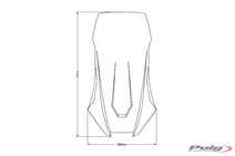 Puig 20585W Honda X-Adv 2021 Tur Camı - Şeffaf