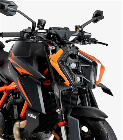 Puig 21909J Matt Siyah Ön Kanat