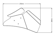 Puig 9623W Şeffaf Rüzgar Deflektörü