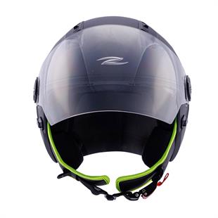 Zeus ZS-213 Matt Black Açık Kask