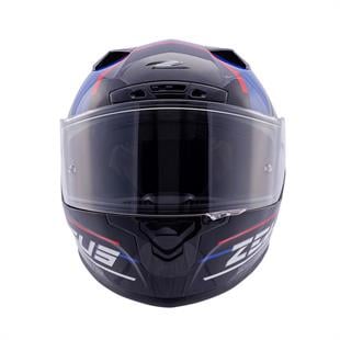 Zeus ZS-826 Pearl Black Blue BK15 Kapalı Kask (Pinlock Dahil)
