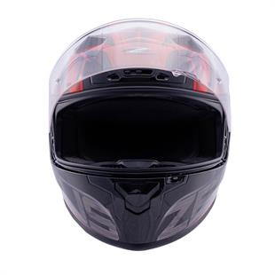Zeus ZS-826 Pearl Black Red  BK3 Kapalı Kask (Pinlock Dahil)