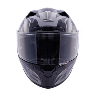 Zeus ZS-826 Pearl Black Silver BK3 Kapalı Kask (Pinlock Dahil)