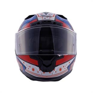 Zeus ZS-826 Pearl Black Blue BK6 Kapalı Kask