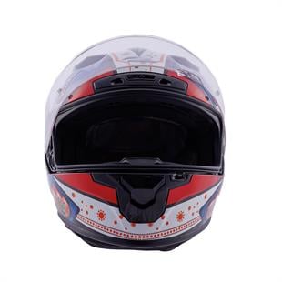 Zeus ZS-826 Pearl Black Blue BK6 Kapalı Kask