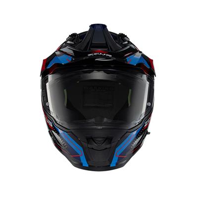 Zeus ZS-913 BK19P Black Red Blue Kapalı Kask