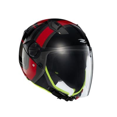 Zeus ZS-213 AX5 Black Red Grey Açık Kask