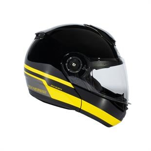 Zeus ZS-3050 BE6 Black Yellow Çene Açılır Kask  