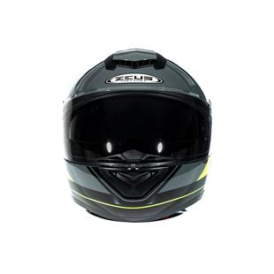 Zeus ZS-3050 BE7 Grey Fluo Yellow Çene Açılır Kask
