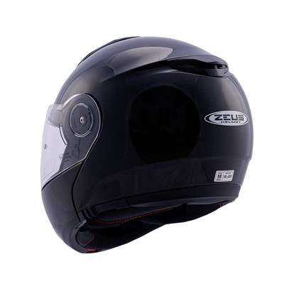 Zeus ZS-3050 Pearl Black Çene Açılır Kask (Pinlock Dahil) 