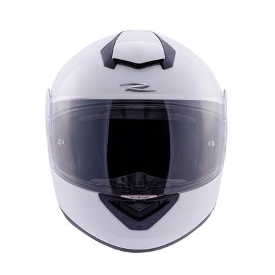 Zeus ZS-3050 Solid White Çene Açılır Kask ( Pinlock Dahil)