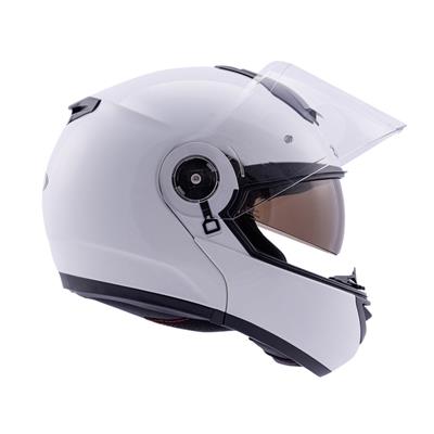 Zeus ZS-3050 Solid White Çene Açılır Kask ( Pinlock Dahil)
