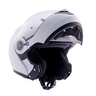 Zeus ZS-3050 Solid White Çene Açılır Kask ( Pinlock Dahil)