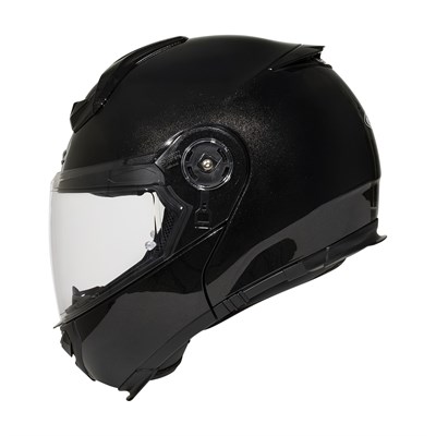 Zeus ZS-3050DA BE7 Pearl Black Çene Açılır Kask