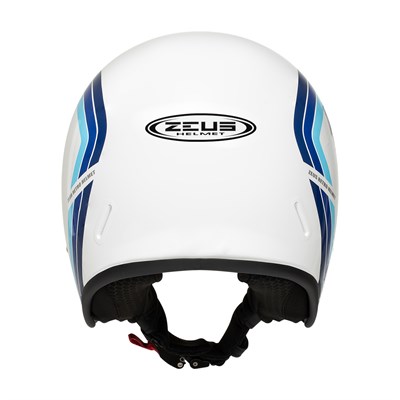 Zeus ZS-389 E20 White Blue Açık Kask