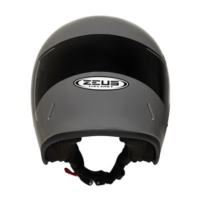 Zeus ZS-389 E29 Black Silver Açık Kask