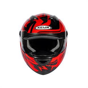 Zeus ZS-811A AL-34 Red Black Kapalı Kask