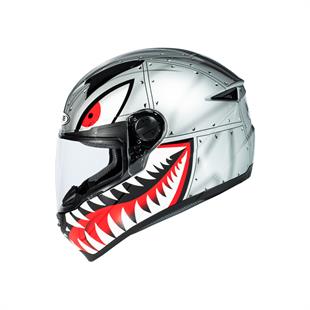 Zeus ZS-811A AL-38 Slv Black Kapalı Kask