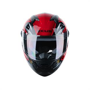 Zeus ZS-811A AL39 Black Red Kapalı Kask