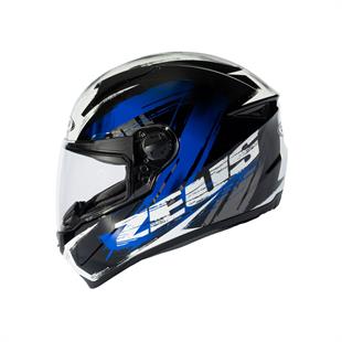 Zeus ZS-811A AL8 Black Blue Kapalı Kask 