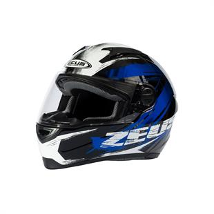 Zeus ZS-811A AL8 Black Blue Kapalı Kask 