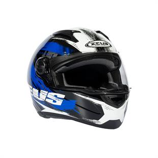 Zeus ZS-811A AL8 Black Blue Kapalı Kask 