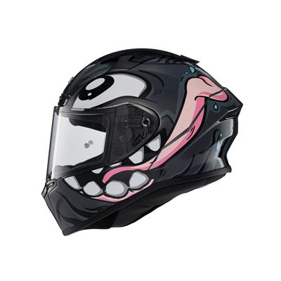 Zeus ZS-826 BK12 Gray Kapalı Kask (Pinlock Dahil)