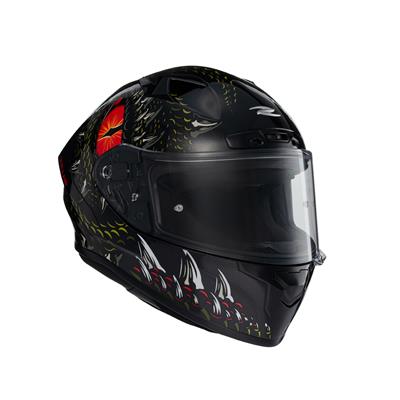 Zeus ZS-826 BK24 Red Kapalı Kask (Pinlock Dahil)