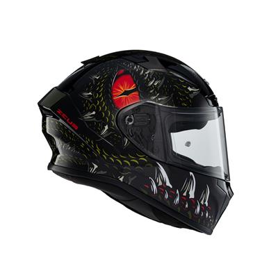 Zeus ZS-826 BK24 Red Kapalı Kask (Pinlock Dahil)