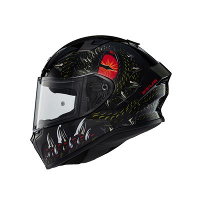 Zeus ZS-826 BK24 Red Kapalı Kask (Pinlock Dahil)