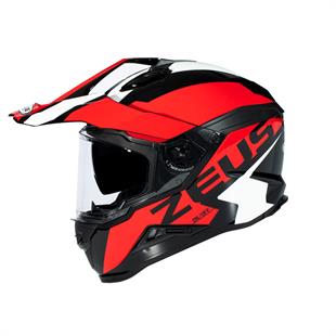 Zeus ZS-913 Solid Black BF8-Red Kapalı Kask