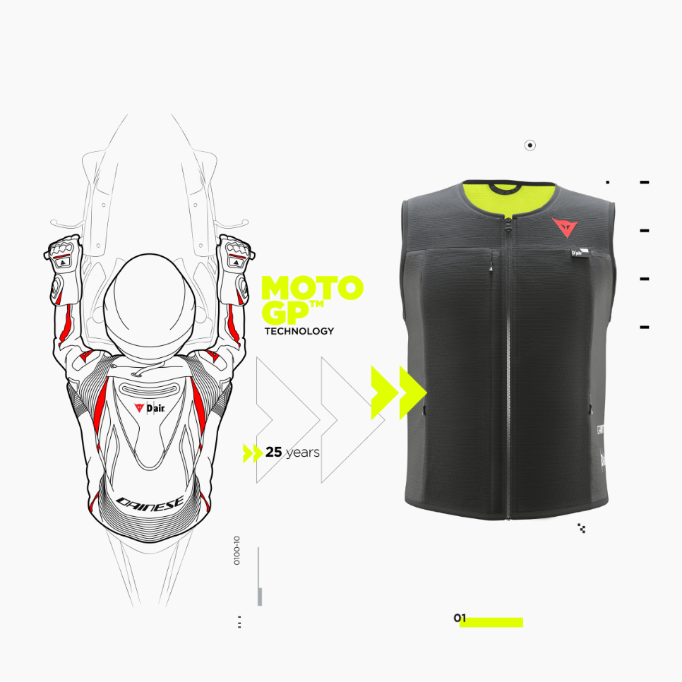 Dainese Smart Jacket Motosiklet Airbag Yelek