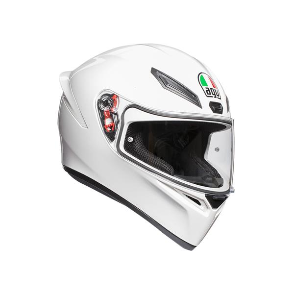 Agv K1 Solid White Kapalı Kask