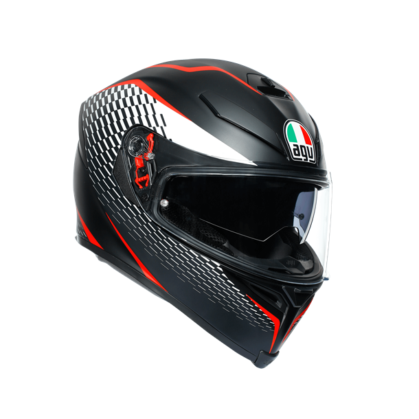 Agv K5 S Multi Thunder PLK Matt Black White Kapalı Kask