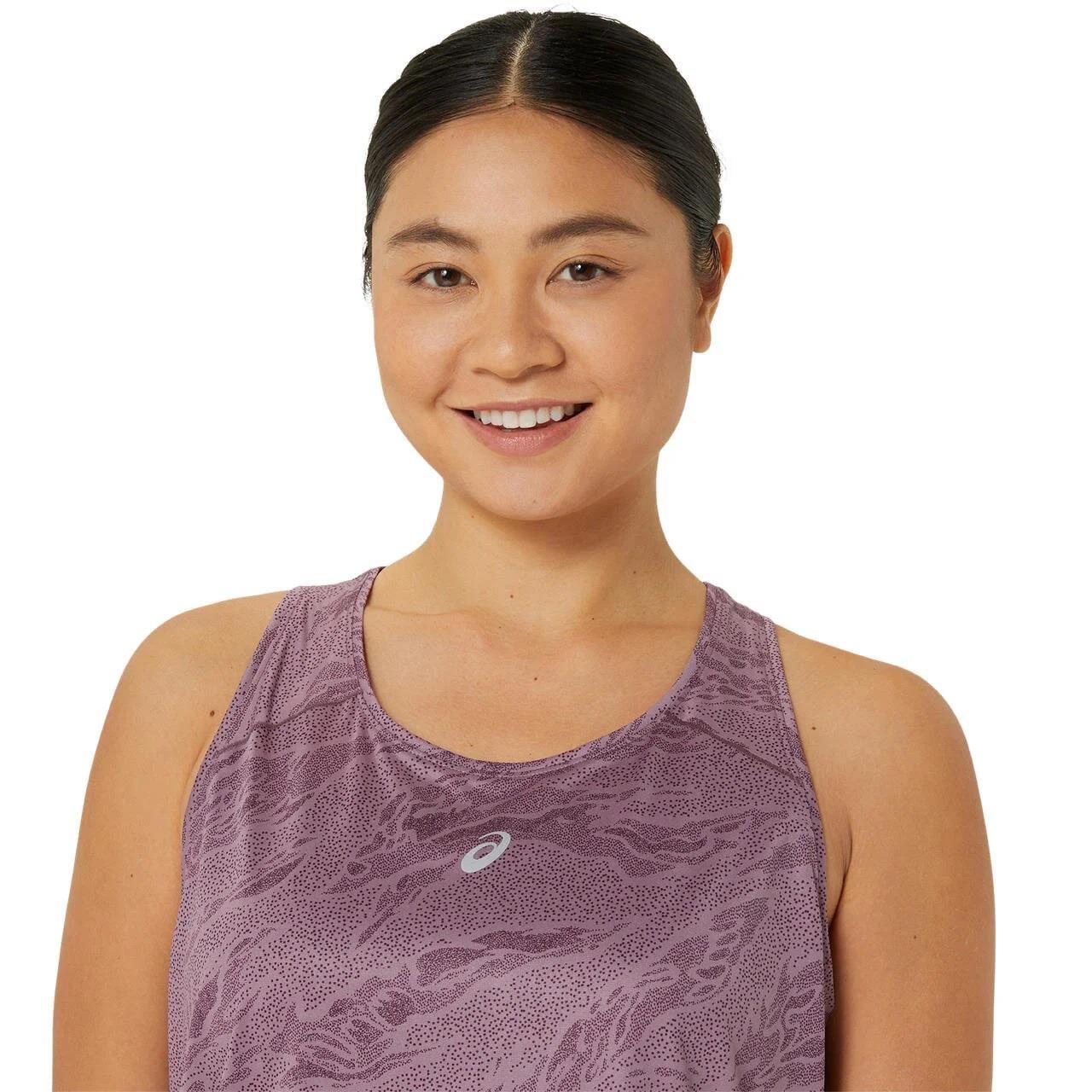 Asics Road All Over Print Tank Kadın Atlet