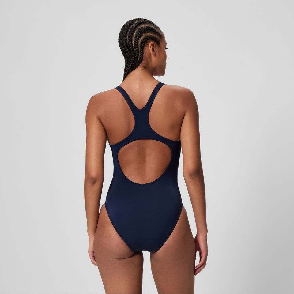 Speedo Medalist Printed Kadın Yüzücü Mayosu