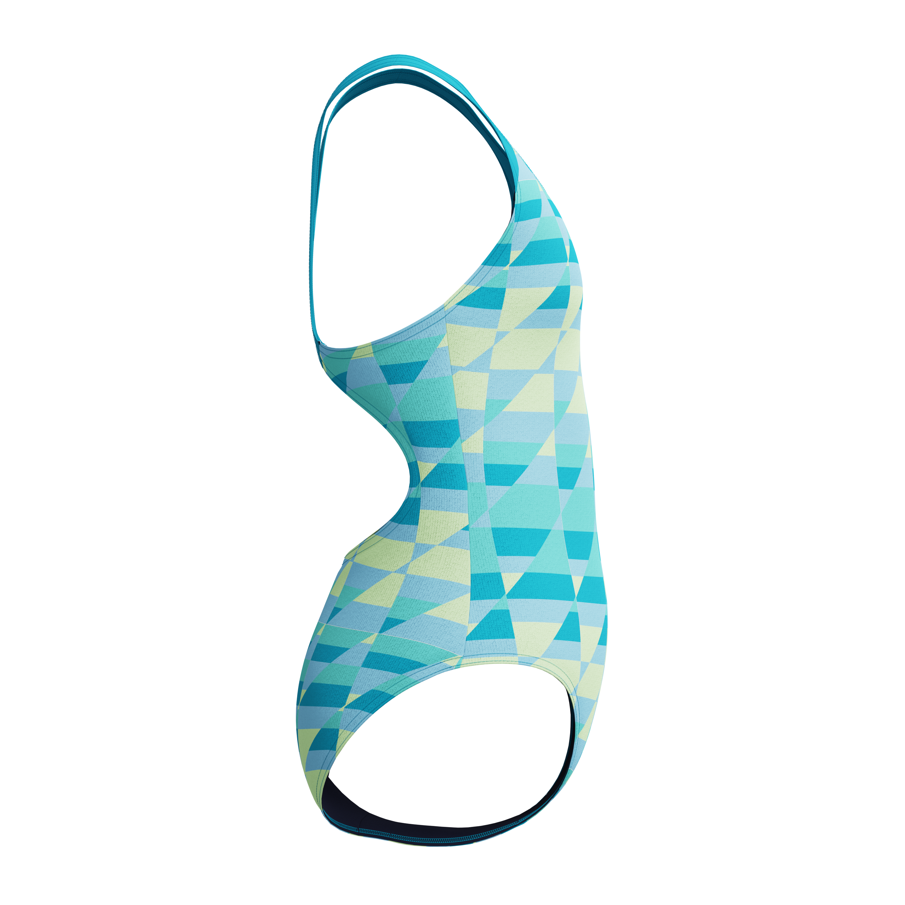 Speedo Printed Splashback Kız Çocuk Yüzücü Mayosu