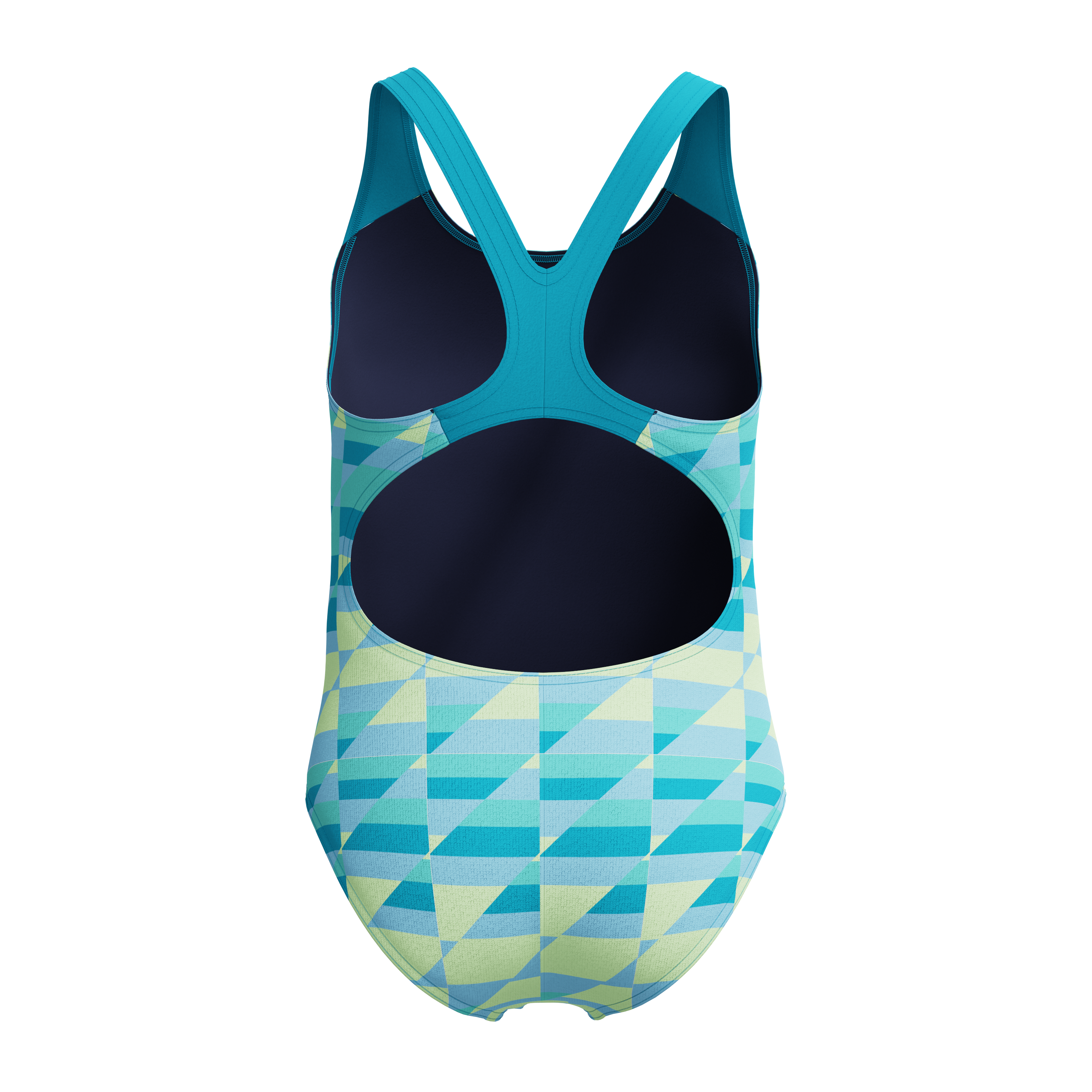 Speedo Printed Splashback Kız Çocuk Yüzücü Mayosu
