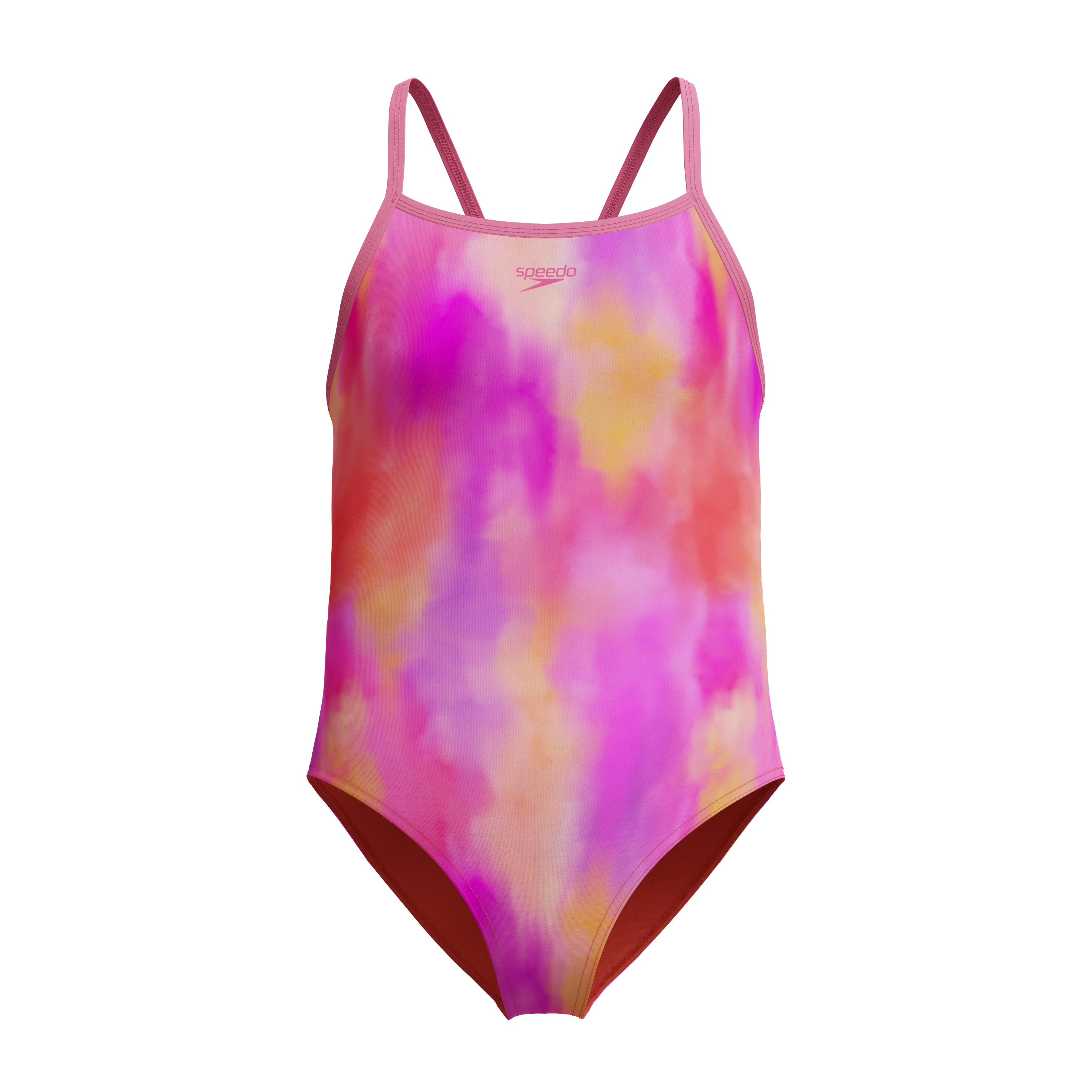 Speedo Printed Thinstrap Kız Çocuk Yüzücü Mayosu