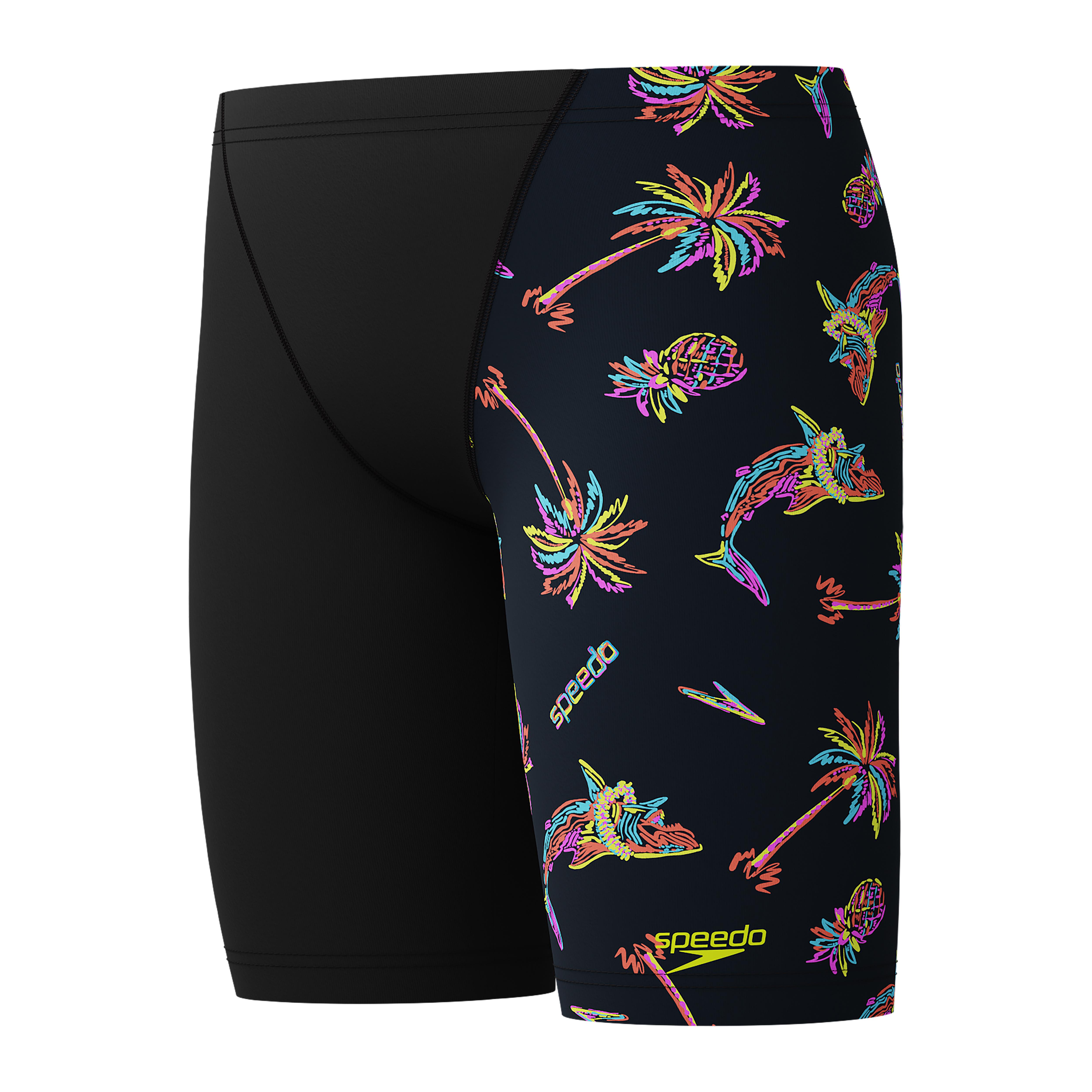 Speedo Printed V-Cut Jammer Erkek Çocuk Yüzücü Mayosu
