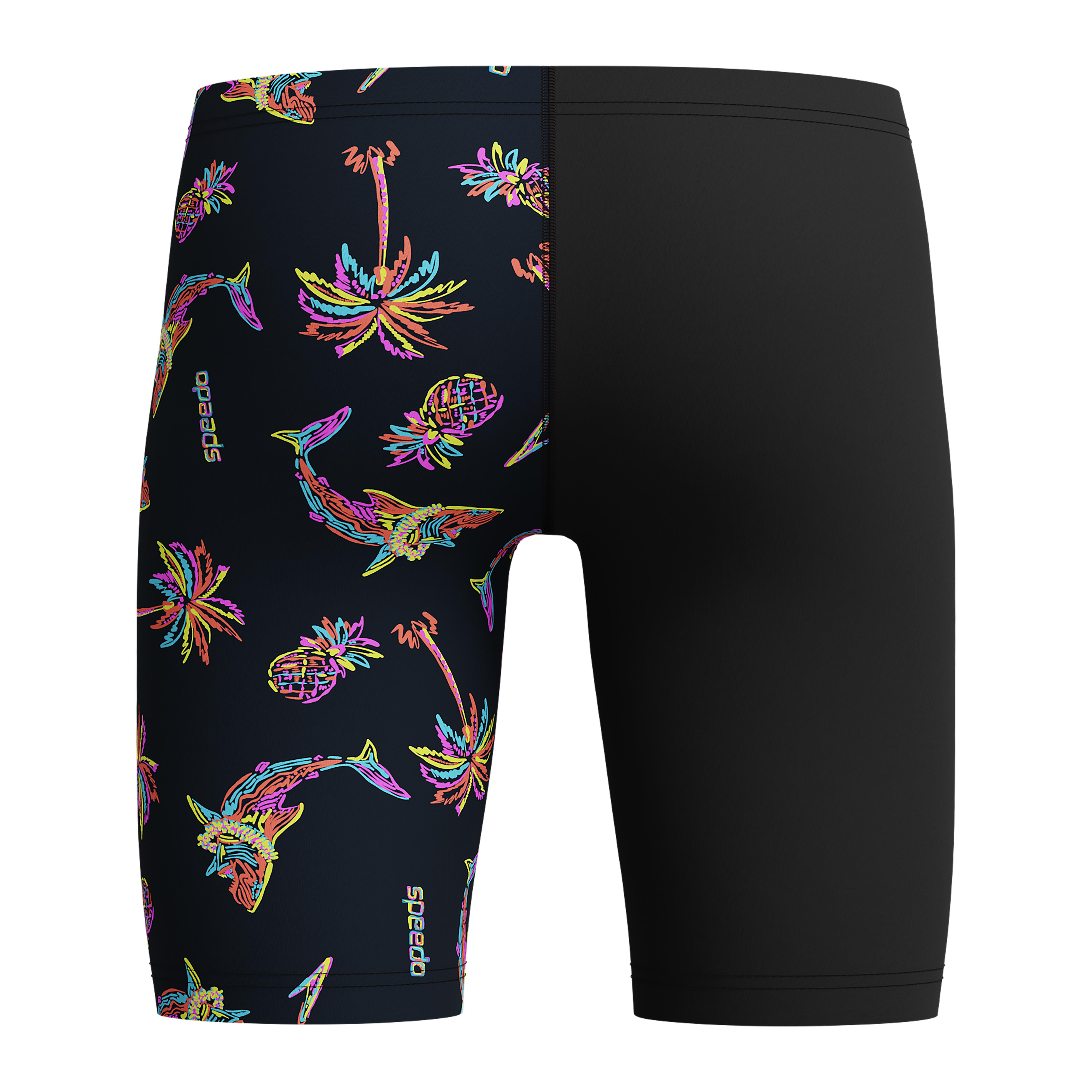 Speedo Printed V-Cut Jammer Erkek Çocuk Yüzücü Mayosu