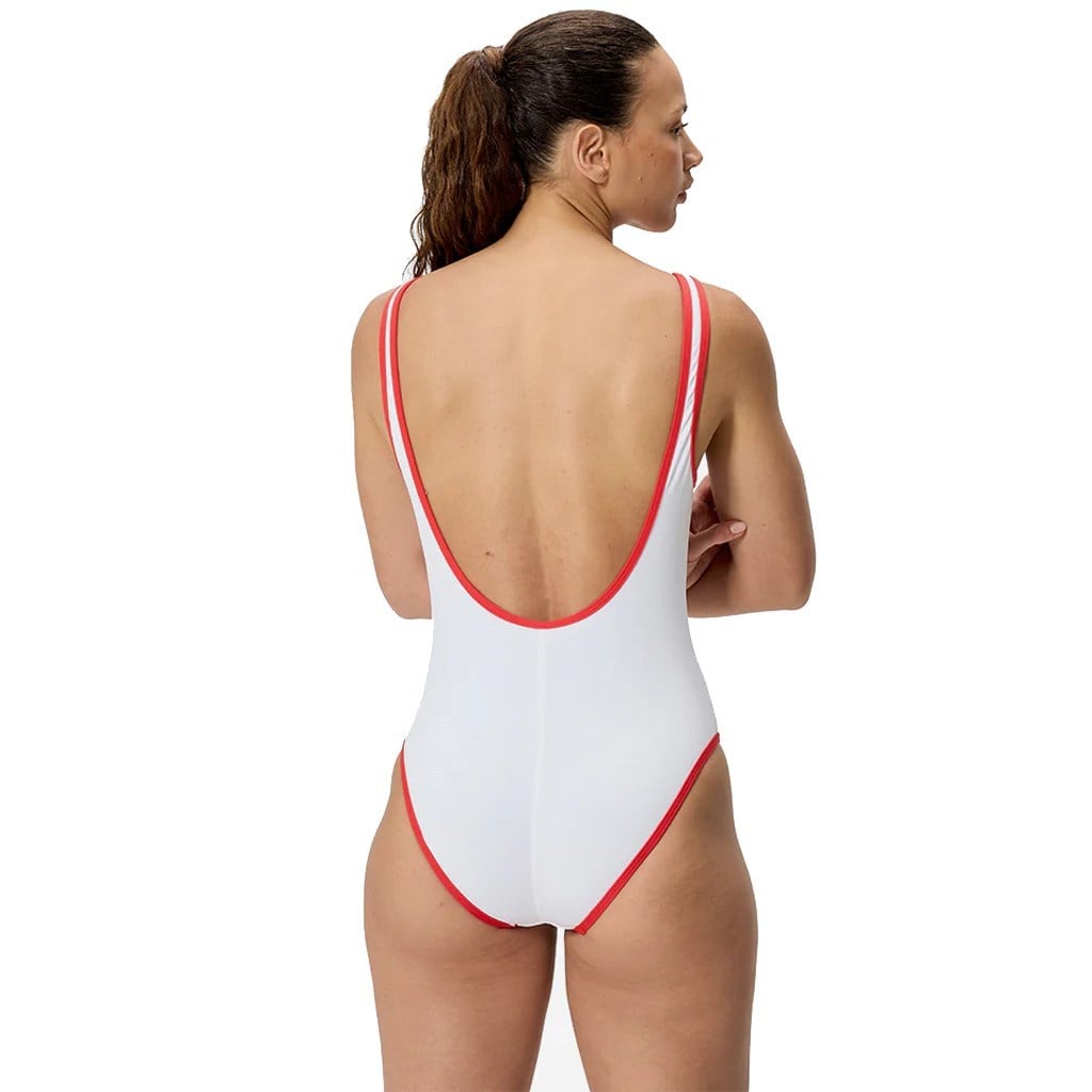 Speedo Solid Bound Scoop Kadın Yüzücü Mayosu
