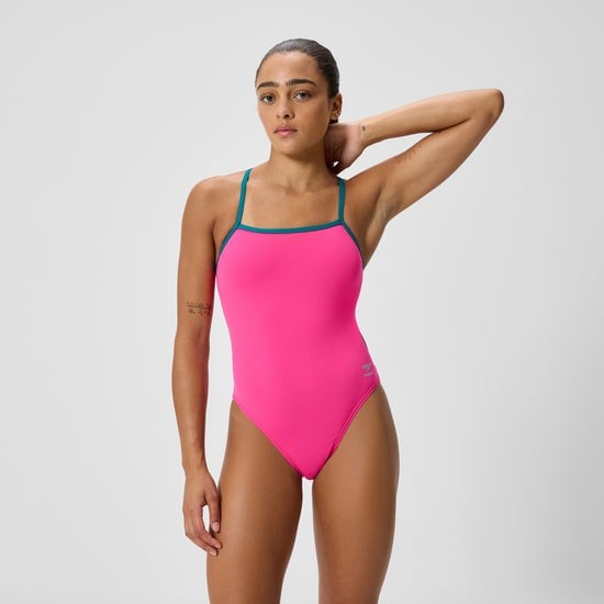 Speedo Solid Tri Back AF Kadın Yüzücü Mayosu