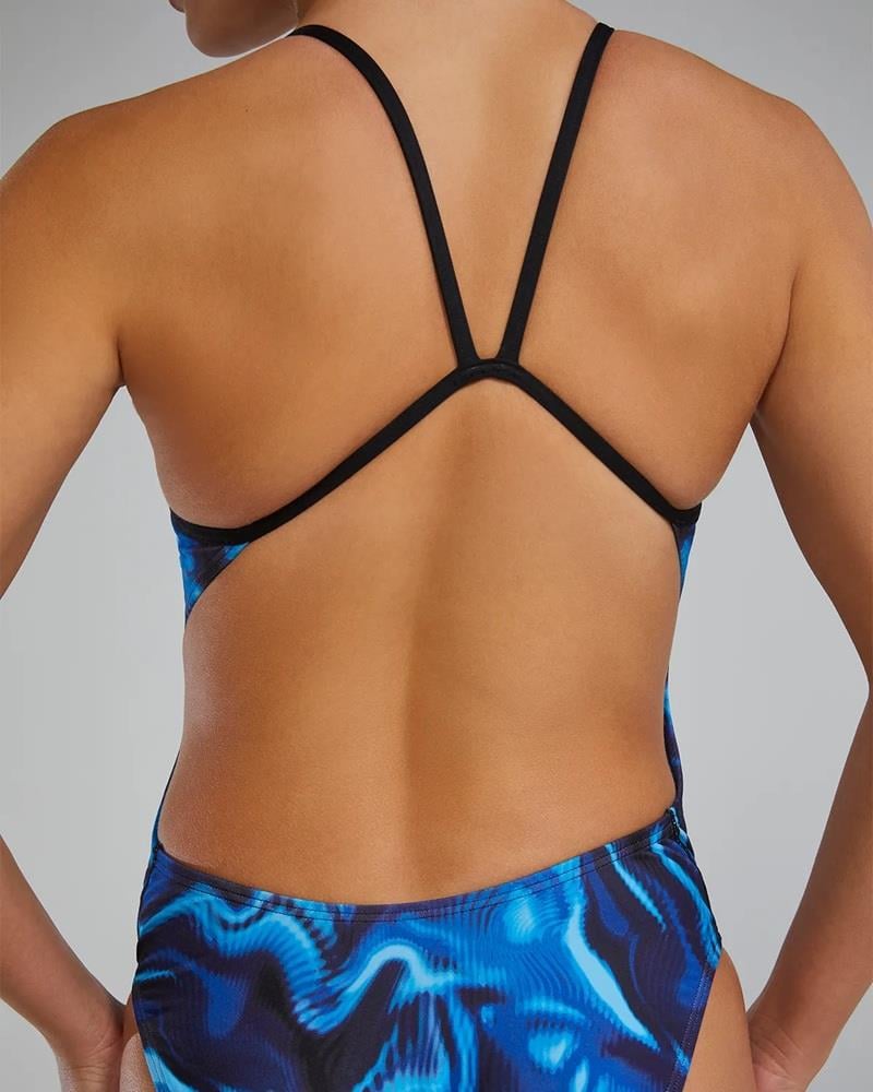 TYR Durafast Elite® Kadın Cutoutfit Swimsuit - Waveform