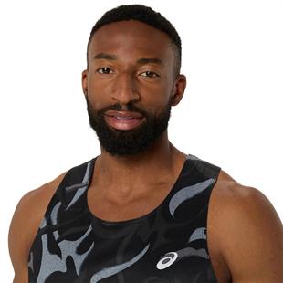 Asics Road all Over Print Singlet Erkek Atlet