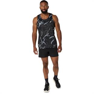 Asics Road all Over Print Singlet Erkek Atlet